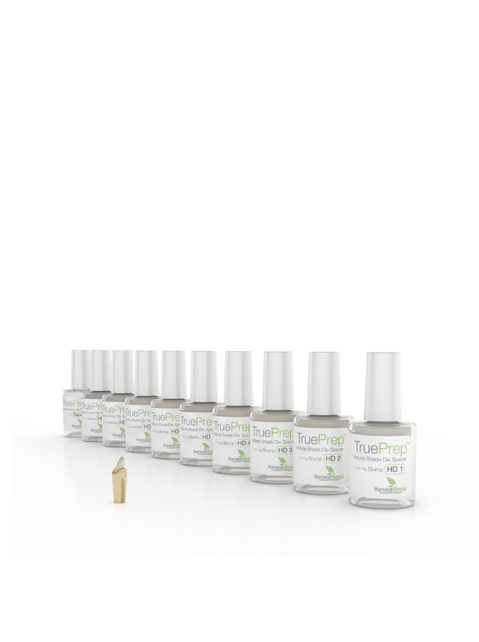 True Prep Kit, HD 1-9. Prep Shaded Die Spacer